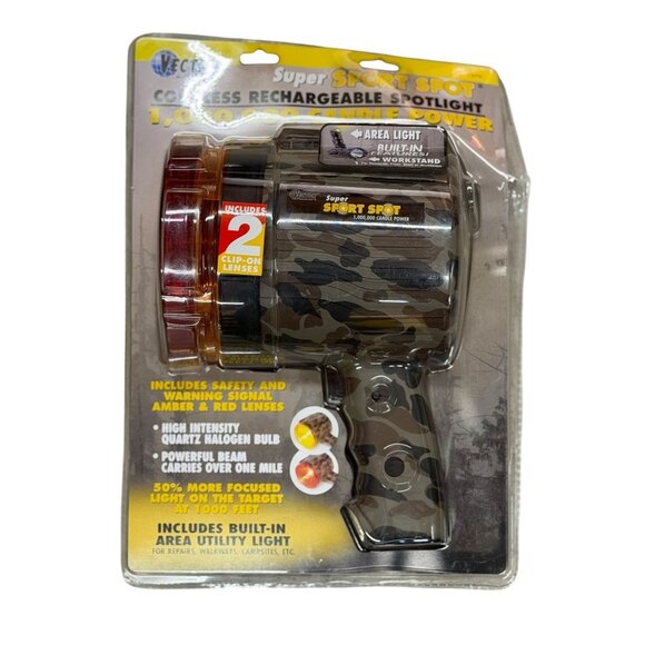 NEW Vector Super Sport Cordless Rechargeable Spotlight Handheld VEC-Series Light - Picture 1 of 7